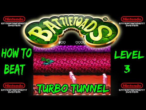 How to Beat the 1st Turbo Tunnel in Battletoads (NES)