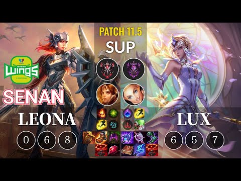 JAG Senan Leona vs Lux Sup - KR Patch 11.5
