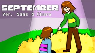 【Undertale】September Ver. Sans &amp; Chara【The Living Tombstone】