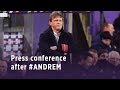 Press conference after #ANDREM