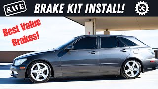 (HOW-TO) FRONT Brake Pad & Rotor INSTALL  //  (2001-2005 LEXUS IS300)