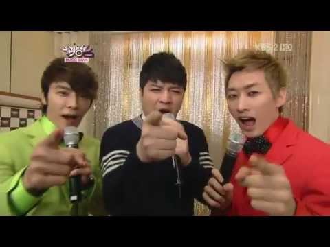111216 Dong Hae & Eun Hyuk - Waiting Room @ Music Bank