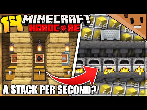 The FASTEST Super Smelter in Minecraft Hardcore! (#14)