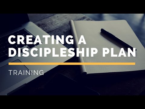Creating a discipleship plan