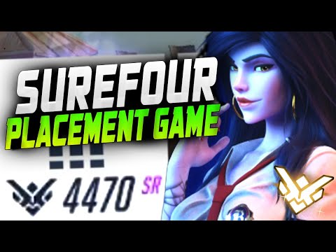 SUREFOUR WIDOW - FINAL PLACEMENTS GAME! [ OVERWATCH SEASON 22 START ]