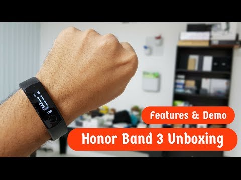 Honor Band 3 Activity Tracker Unboxing, Features & Demo