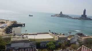 preview picture of video 'Ferry to and fro Vivekandanda Rock at Kanyakumari'