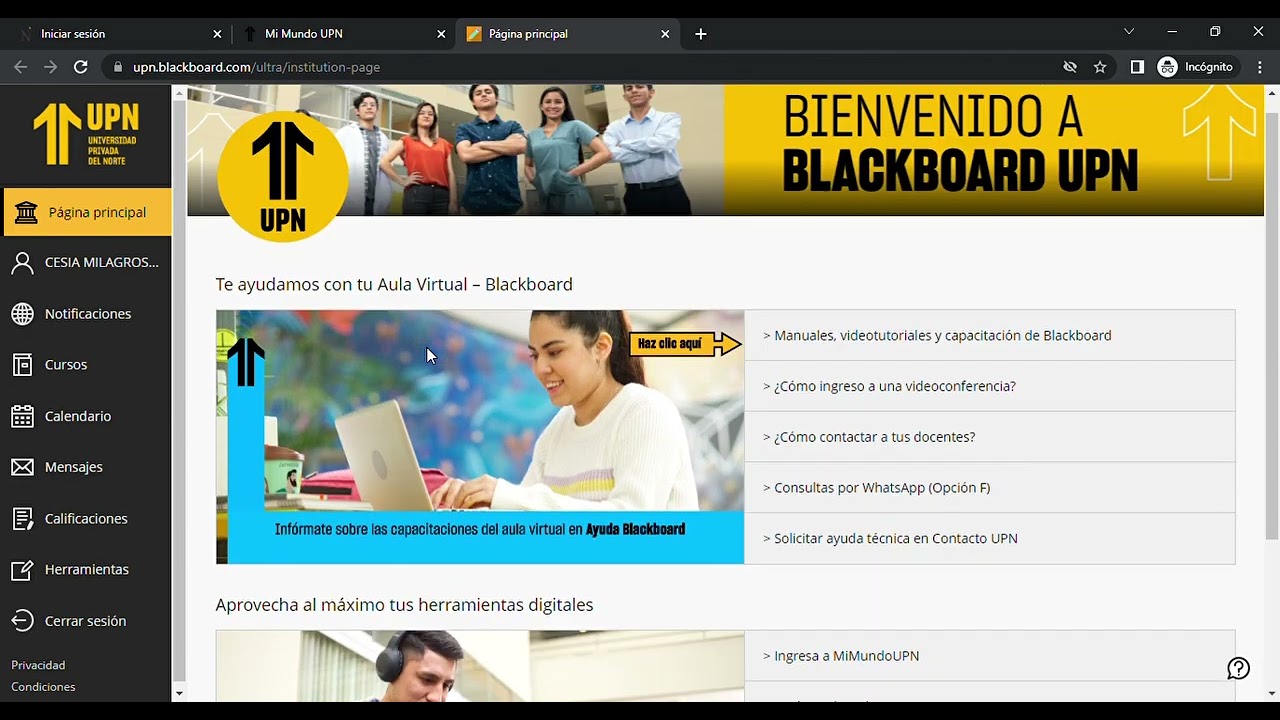 WA 100%VIRTUAL - PLATAFORMA MIMUNDO UPN - TUTORIAL