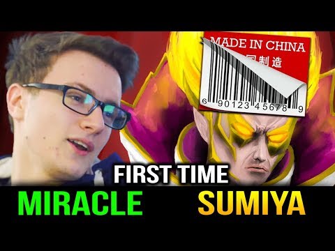 MIRACLE VS SUMIYA - FRIST TIME MATCH UP Dota 2