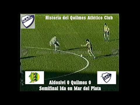 QUILMES  = 1997-98  VS ALDOSIVI SEMIFINAL IDA EN MAR DEL PLATA