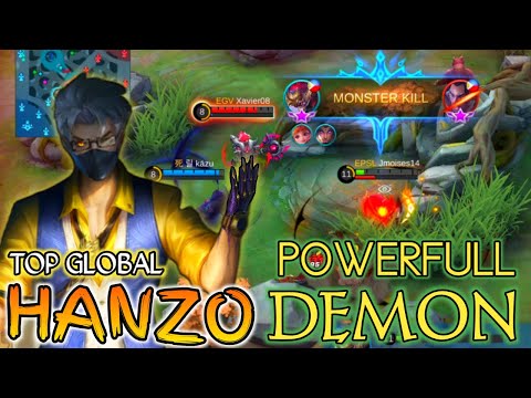 Hanzo Top Global Midlaner | Hanzo Delete Everyone | 100% Hanzo WinRate Build - MLBB
