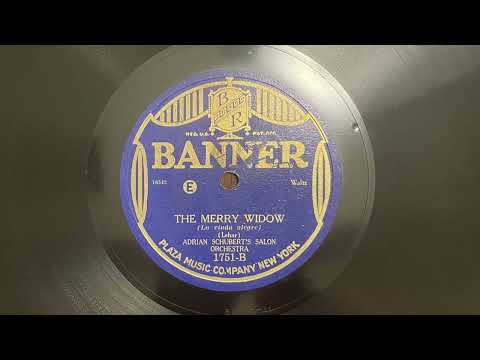 The Merry Widow Waltz - Adrian Schubert's Salon Orchestra - 1926