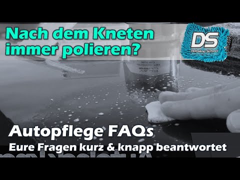 Car Care FAQs: Do you really need to polish after kneading?