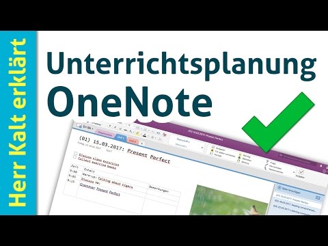Digitale Unterrichtsplanung mit OneNote (Tipps für Einsteiger)