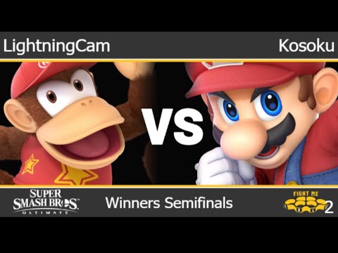 FMIRL 2 - LightningCam (Diddy) vs Kosoku (Mario) Winners Semifinals - SSBU