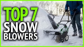 Best Snow Blowers 2024 | Top 7 Best Cordless Snow Blowers On Amazon