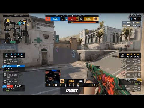 ENCE Spinx 1v3 CLUTCH! FaZe vs ENCE | ESL PRO LEAGUE S15