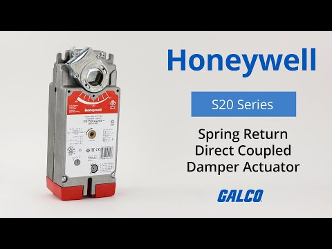 Honeywell's S20 Series ,Spring Return Direct Coupled Damper Actuator