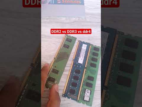 DDR2 DDR3 ddr4 ram diffrent #ramtyps