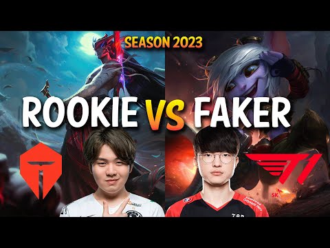 TES Rookie vs T1 Faker - Rookie YONE vs Faker TRISTANA Mid - KR Ranked