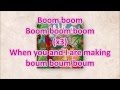 Mika-Boum boum boum- English lyrics 