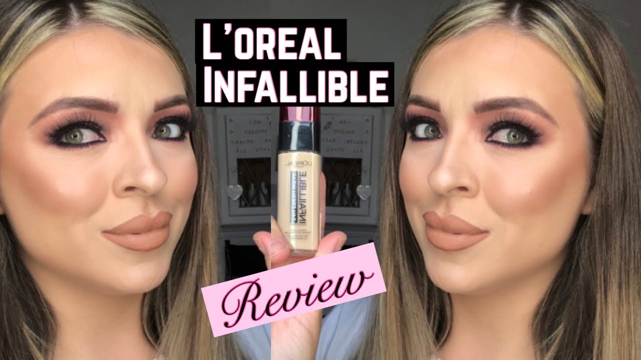 Reviewing LOREAL INFALLIBLE foundation |  linen 100