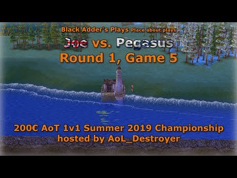Summer 2019 Championship, R1 - Joe vs. Pegasus, Game 5 - Age of Mythology: The Titans