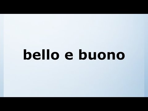46 - "bello" and "buono" in Italian | Italian made easy with Ottimo! 🇮🇹