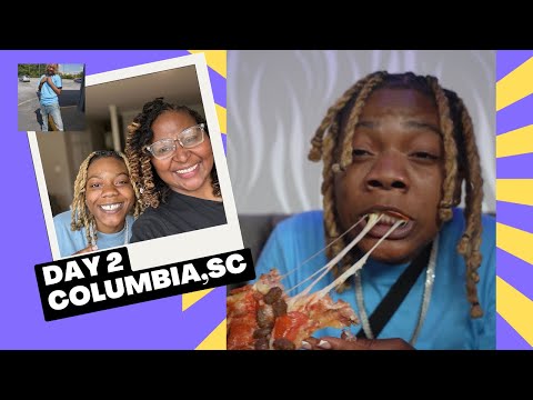 Day 2 Columbia,Sc | A SUPPORTER FED ME & DID MY HAIR |...
