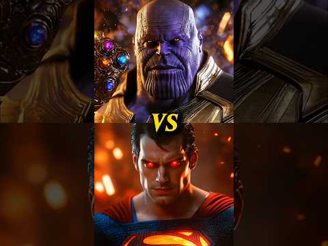 SUPERMAN vs DC Marvel Superheroes (Thor, Shazam, Hulk, Thanos, Darkseid, Dr Manhattan) #superman #dc