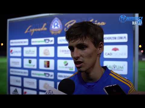 Jakub Rudek po zwycięstwie z Polonią Nysa (03.10.2020 r.)