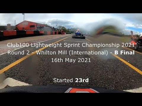 Club 100 - Whilton Mill R2 LW Sprints B Final 2021 - Ami Breacher