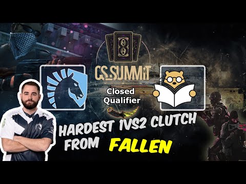 FalleN hardest 1vs2 clutch from FalleN on Inferno, Liquid vs Bad News Bears, cs_summit 8