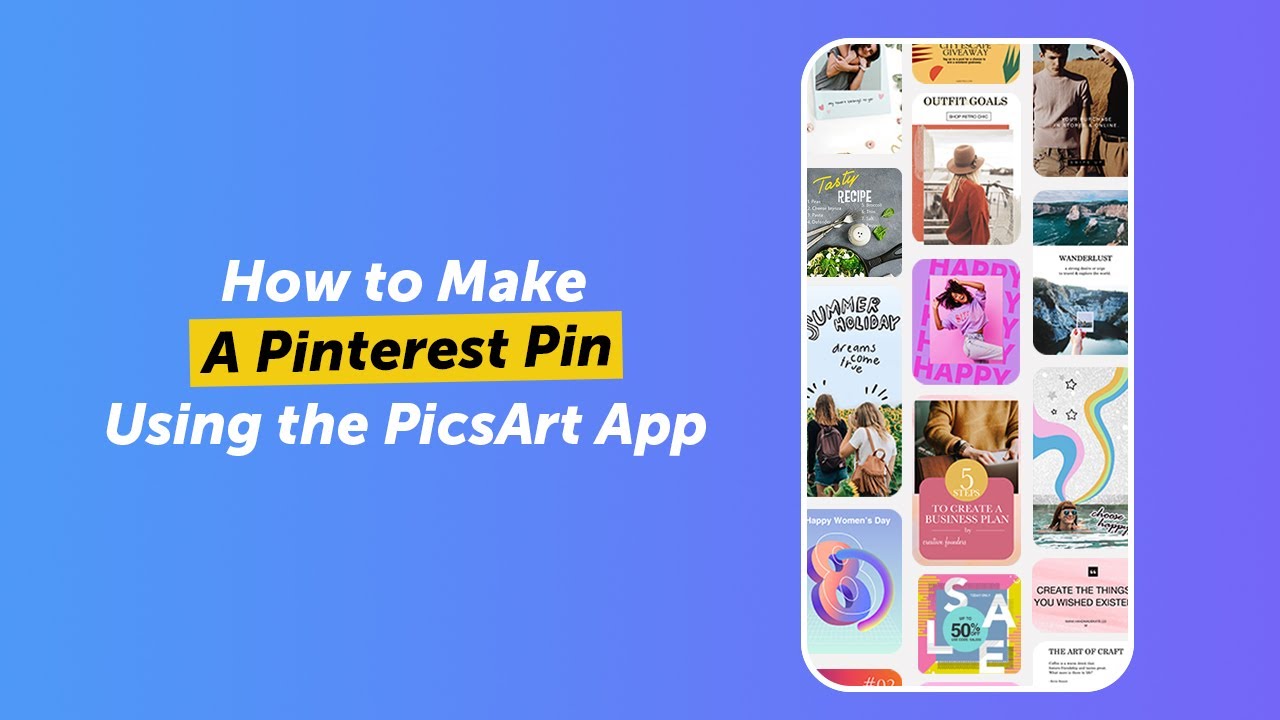 How to Make a Pinterest Pin in PicsArt