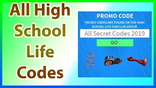 Roblox Highschool 2 Promo Codes 2019 Th Clip - 