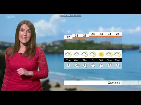 (HD) Alex Osbourne BBC ONE Spotlight weather July 3rd 2022 - 60 fps