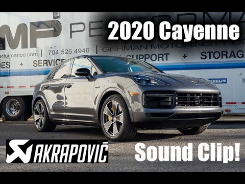 Akrapovic Exhaust install on a 2020 Porsche Cayenne! (Hybrid)