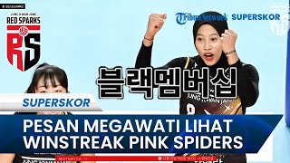 PESAN MEGAWATI YANG TAK MINDER usai Lihat Win Streak Selusin Pink Spiders di Liga Voli Korea 2024-25