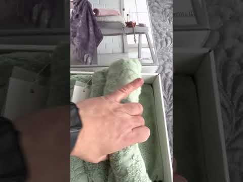 Набор полотенец Maison D'or Sanda Jacquard Sage махровые 50-100 см,85-150 см оливковые - фото 1 - id-p1427041170
