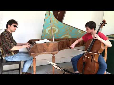 Johann Melchior Dreyer, Sonata for fortepiano and cello No.5 in G major, I. Adagio II. Allegro assai