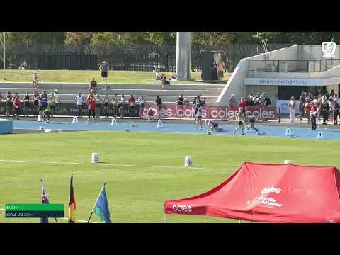 Girls U13 200m Timed Final 2: 2022/23 State Track and Field Championships