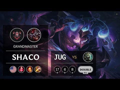 Shaco Jungle vs Rengar - NA Grandmaster Patch 9.16