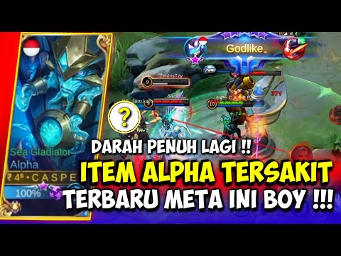 ALPHA OP!! ITEM BUILD ALPHA TERSAKIT 2021 - BUILD ALPHA TERSAKIT TOP GLOBAL MOBILE LEGENDS
