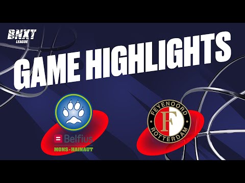Belfius Mons-Hainaut vs. Zeeuw & Zeeuw Feyenoord Basketball - Game Highlights