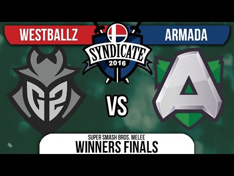 Syndicate - [A]rmada (Peach) Vs. G2 | Westballz (Falco, Fox) - Winners Finals - Melee