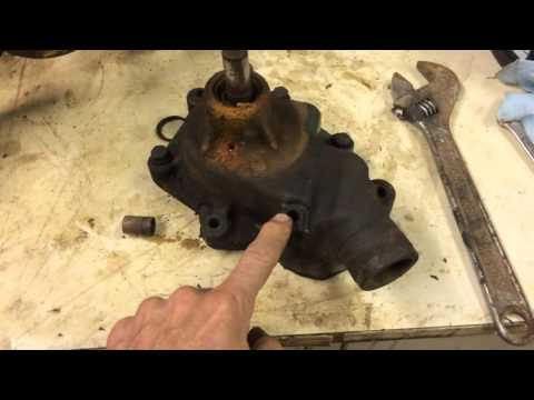 1020 John Deere water pump pulley removal