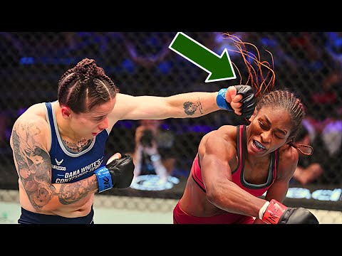 Shanelle Dyer First Loss! Carol Foro - Insane KO Power!