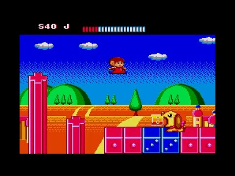Alex Kidd: The Lost Stars ... (Master System) 60fps Gameplay