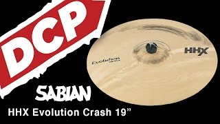 Video thumbnail for Sabian HHX Evolution Crash Cymbal 19" by Drum Center of Portsmouth