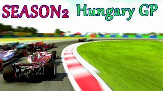 PS4 F1 2017実況 シーズン2 第11戦ハンガリーGP決勝！
